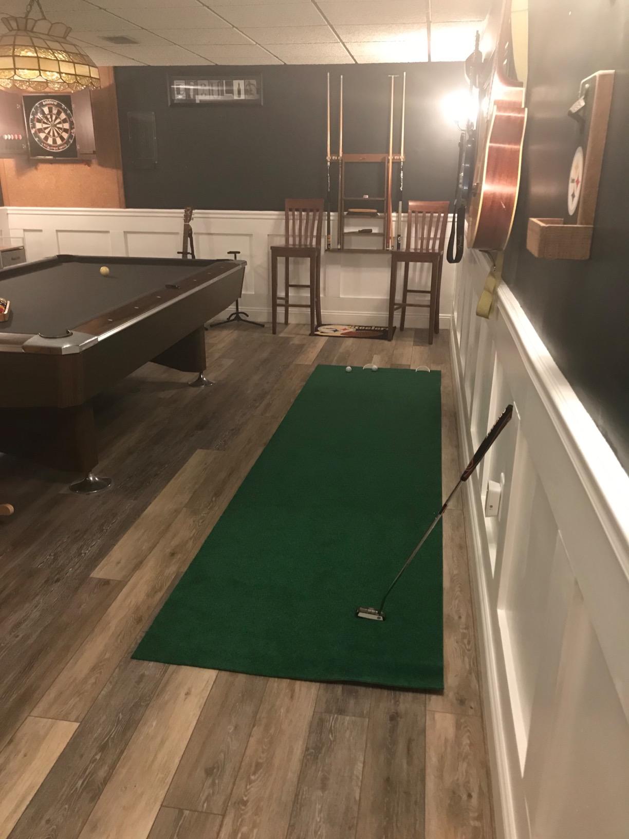 Putt-A-Bout Golf Putting Mat, 3 x 11-Feet, Green customer photo 2