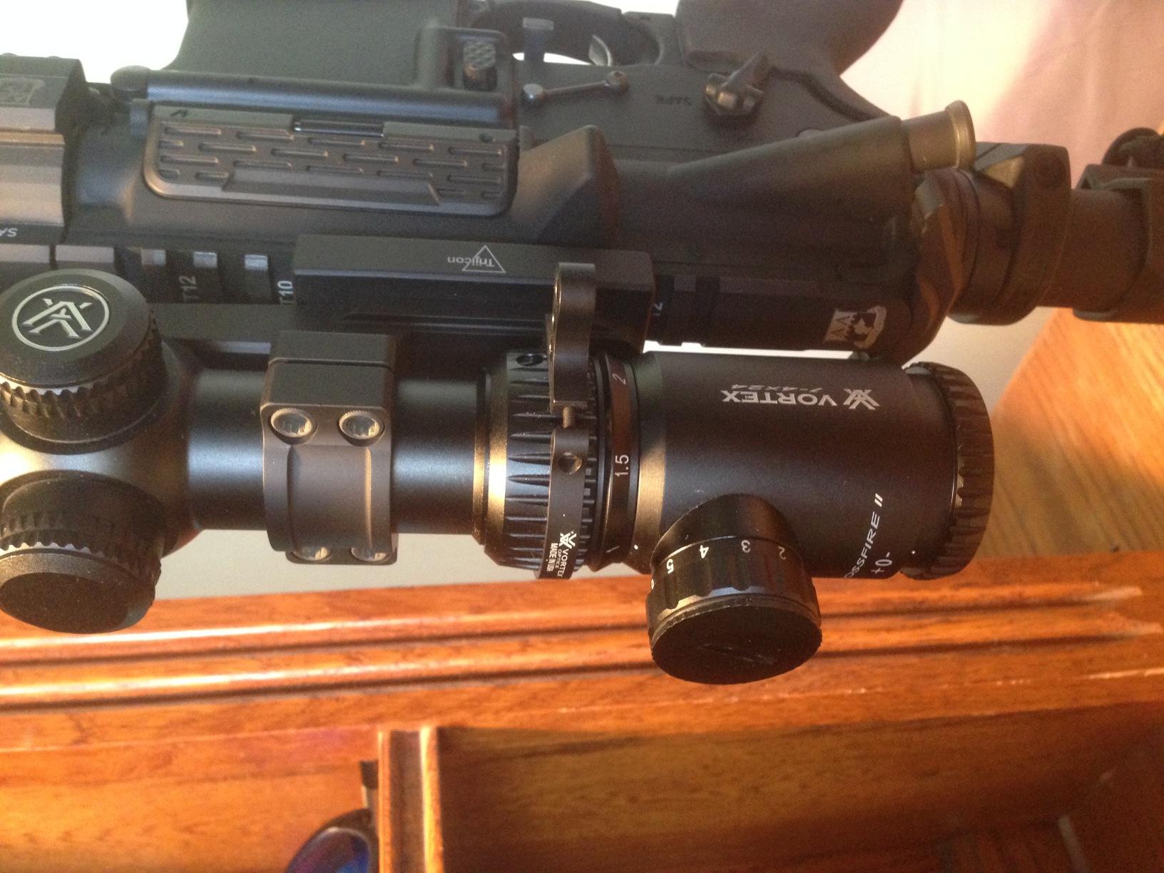Vortex Crossfire II 1-4x24 Second Focal Plane Riflescope (Black) | V-Brite Illuminated Reticle (MOA) customer photo 2