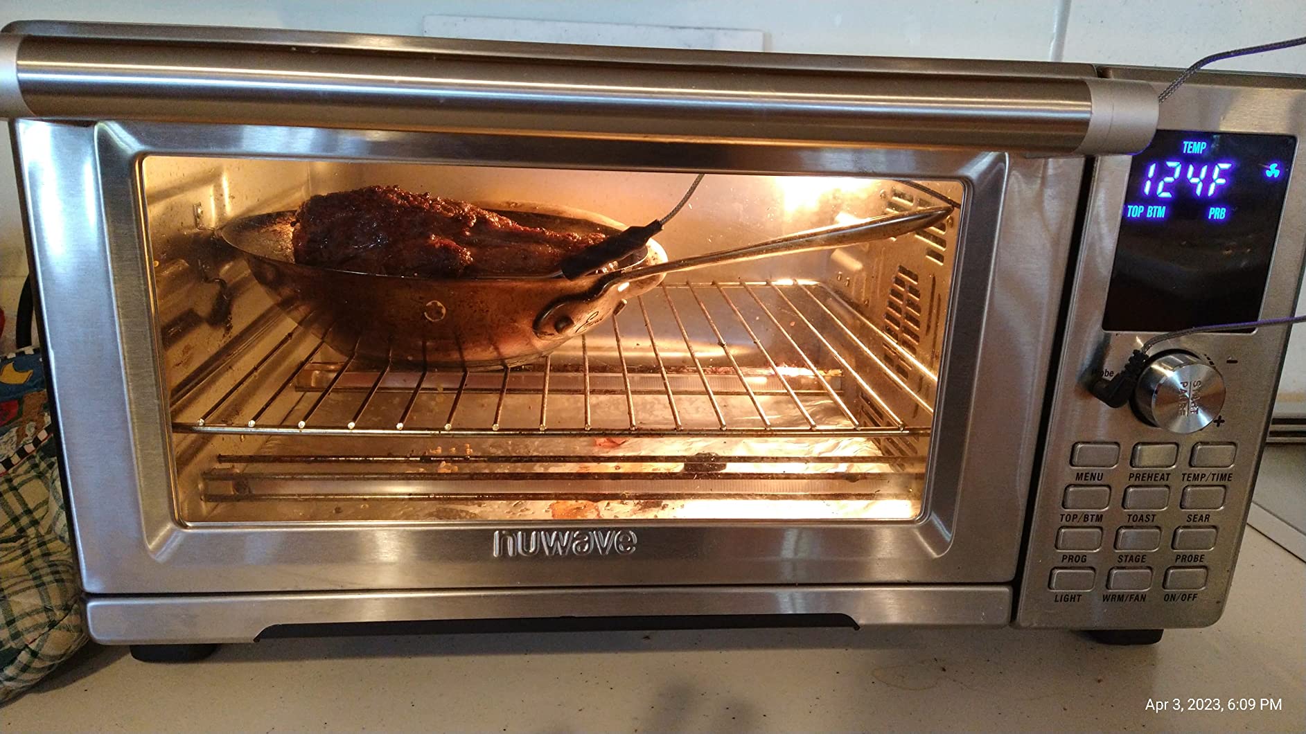 Nuwave Bravo 30 QT Smart Air Fryer Toaster Oven, 2026 New Convection System, 12-in-1 customer photo 1