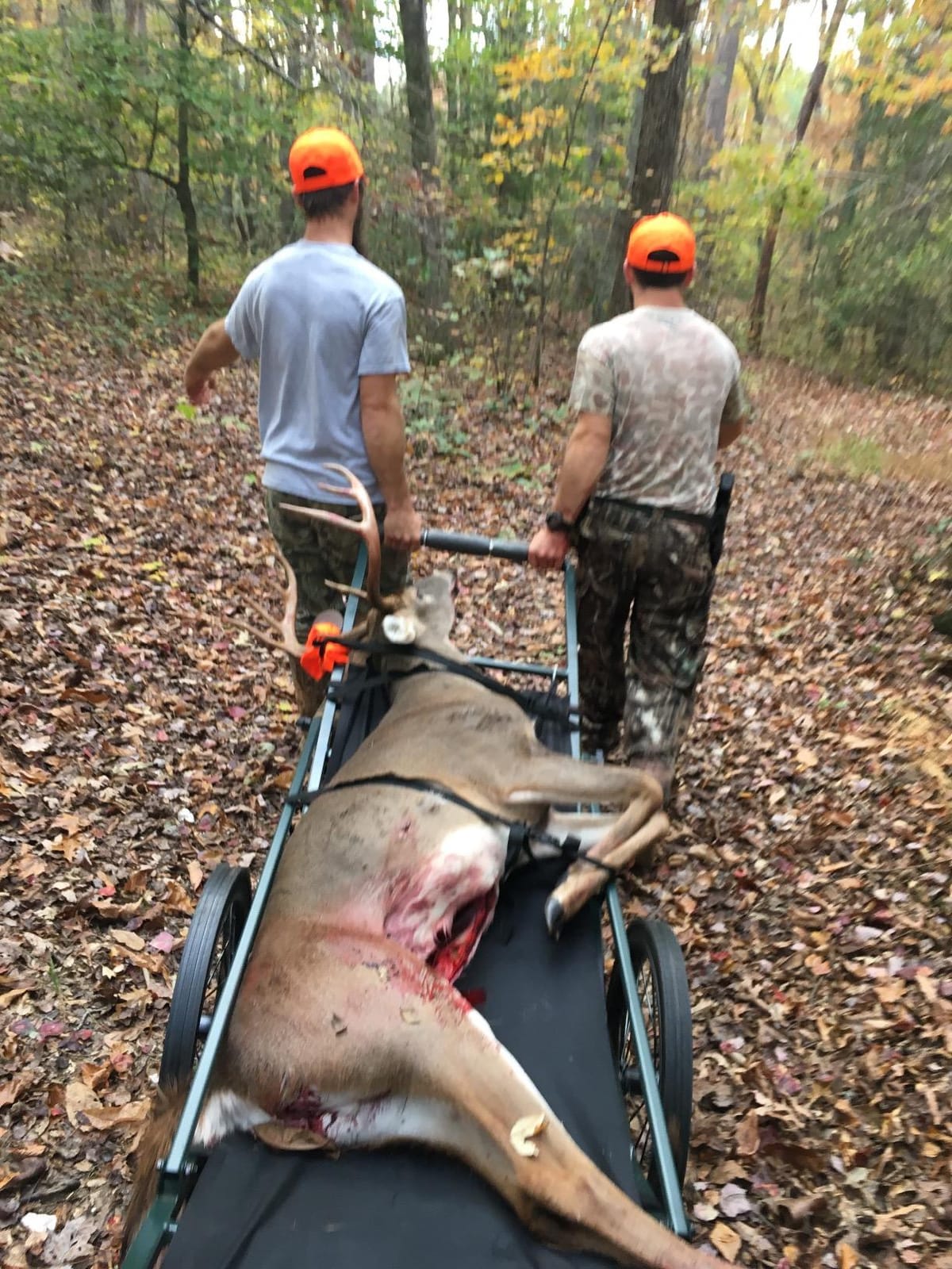 Leader Accessories Super Mag Hauler Steel Hunting Deer Game Cart 550lb | Foldable, Heavy Duty Metal Frame, 550LBS Capacity, Easy to Storage And Transport customer photo 2