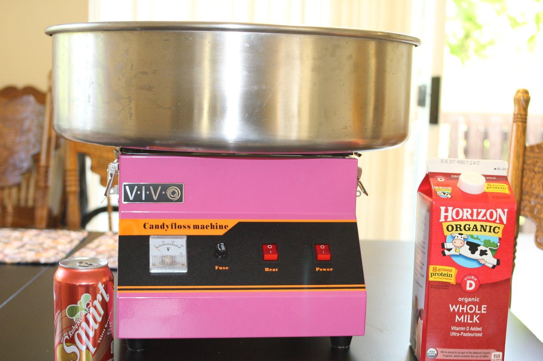 VIVO Pink 10300W Electric Cotton Candy Machine, CANDY-V001 | Commercial Candy Floss Maker, 20 in Stainless Steel Bowl with Sugar Scoop, Easy Home Use customer photo 2