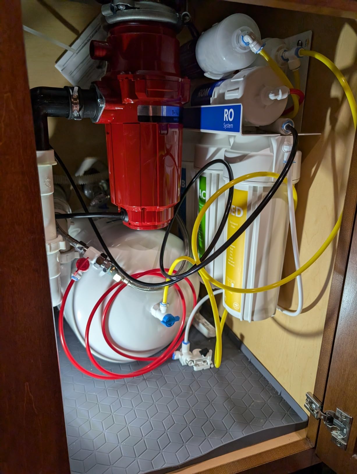 Express Water ROALK5D, 10-Stage Under Sink RO System, Alkaline, 50 GPD, NSF Certified 372, Deluxe Chrome Faucet, BPA Free customer photo 2