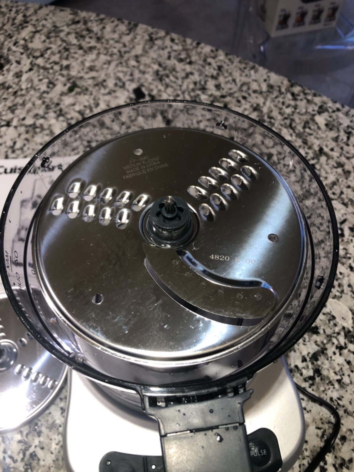 Cuisinart 8 Cup Food Processor, 350-Watt Motor, Gunmetal, FP-8GMP1 customer photo 2