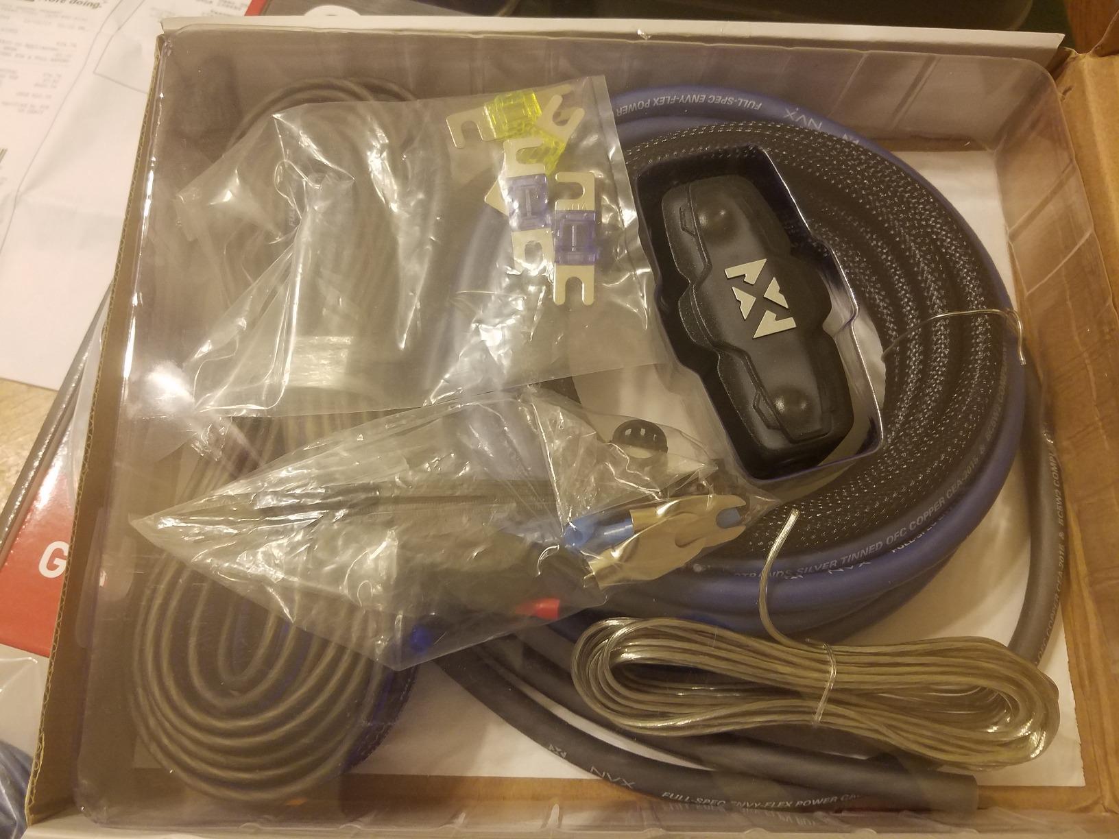 NVX Full Spec 4 Gauge AWG 100% OFC Complete 2-Channel Amplifier Wiring Kit with RCA Cable - XKIT42 customer photo 2