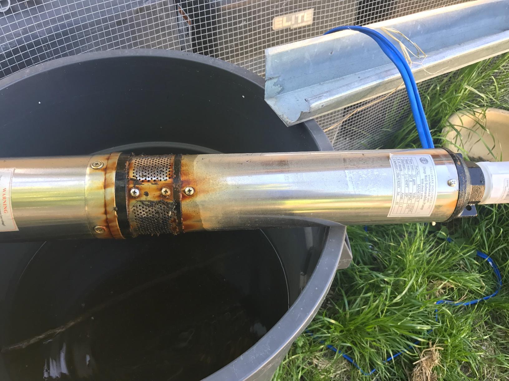 Hallmark Industries MA0414X-7 Deep Well Submersible Pump, 1HP, 110V 60HZ, 33 Gpm, Stainless Steel, Long Life customer photo 1