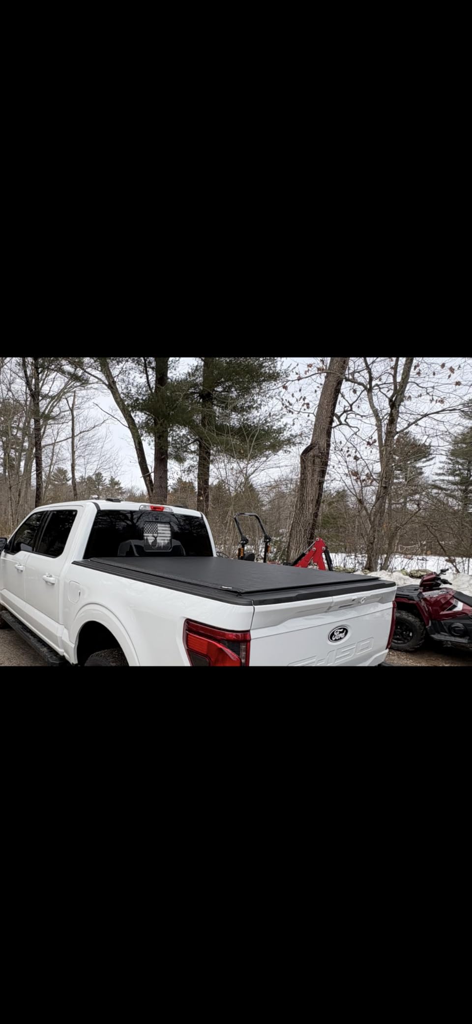 RealTruck TruXedo Lo Pro Soft Roll Up Truck Bed Tonneau Cover | 597701 | Fits 2015-2026 Ford F-150 5' 7