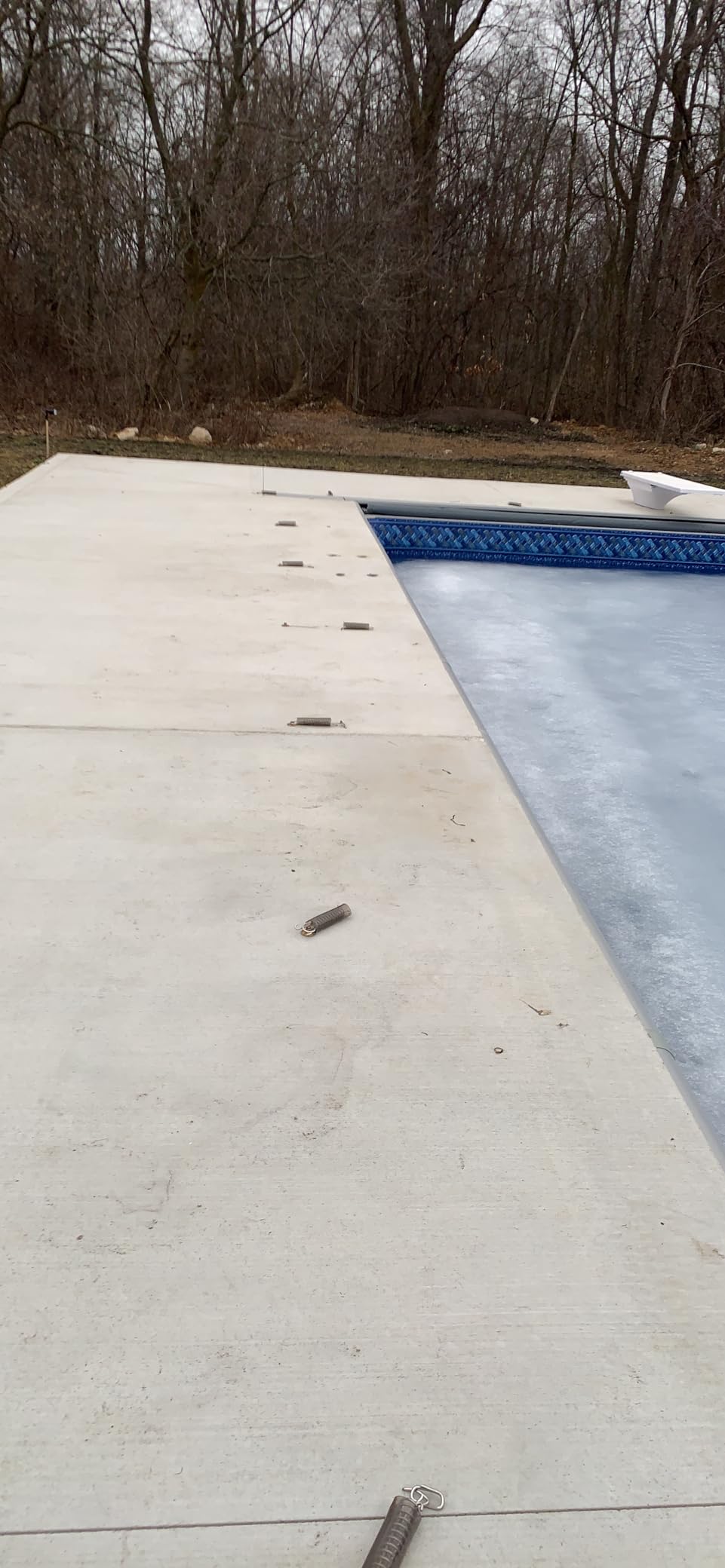 WaterWarden Solid Vinyl Pool Safety Cover - Fits 15' x 30' Rectangle Pool - UL Classified to ASTM F1346 Safety Standard - 15-Year Warranty - 4,000 lb. Break Strength - Hardware Included customer photo 1