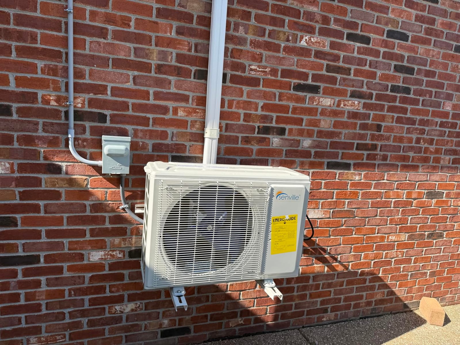 Senville LETO Mini Split Air Conditioner, Heat Pump, White, 12000 BTU | Ductless, Wall Mounted, Works with Alexa, Quiet Operation, 1 Ton, 110/120V, Energy Efficient Inverter customer photo 1