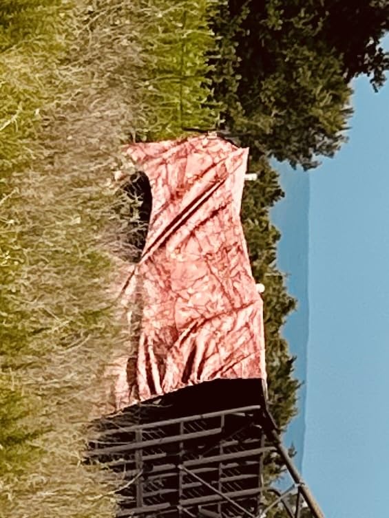 Muddy Steel 7' Quad Pod Hunting Blind Cover w/Zippered Windows, Camouflage (Stand Not Included) customer photo 1
