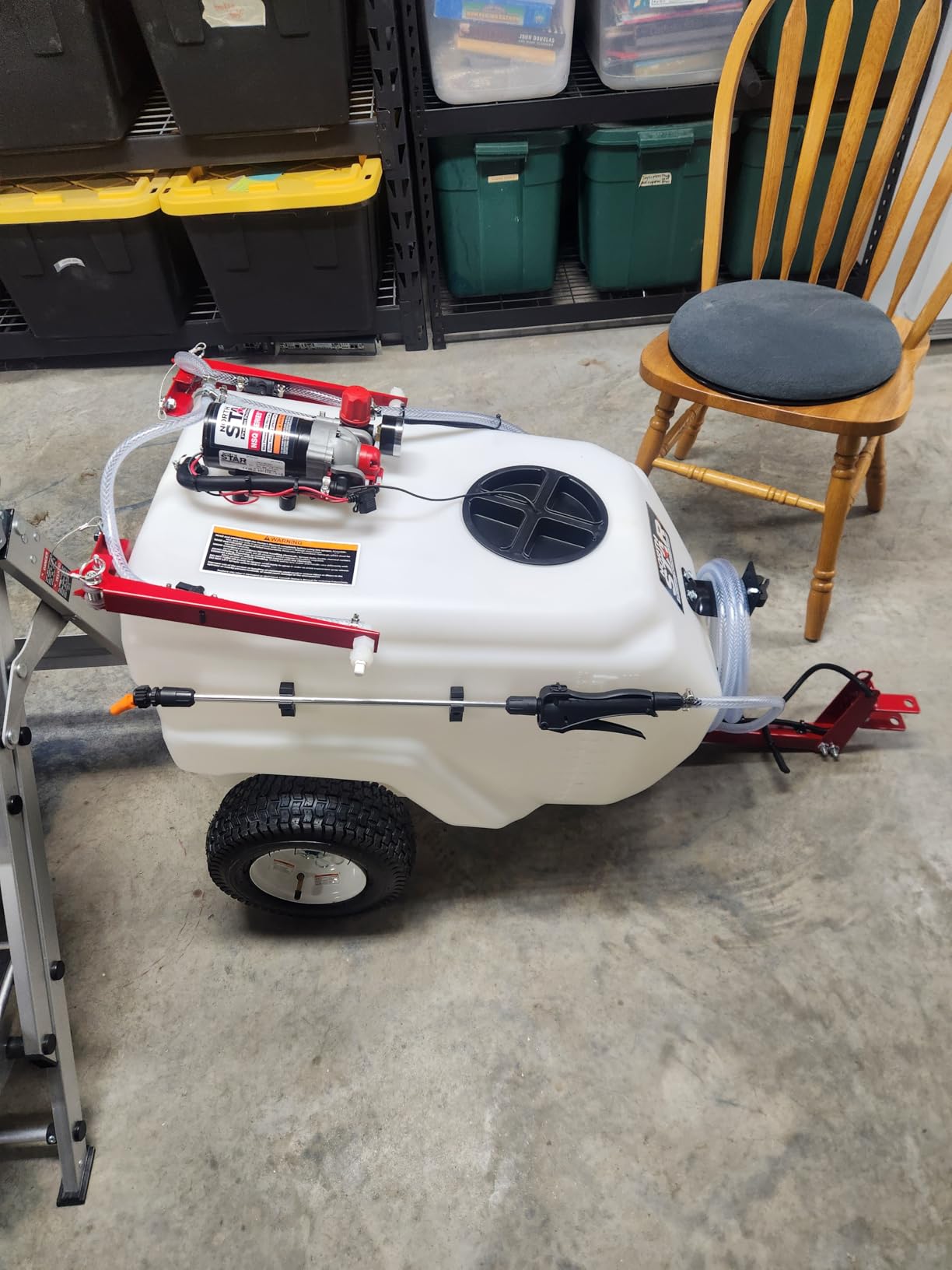 NorthStar 31-Gallon Tow-Behind Boom/Spot Sprayer, 2.2 GPM, 12V, 70 PSI customer photo 2