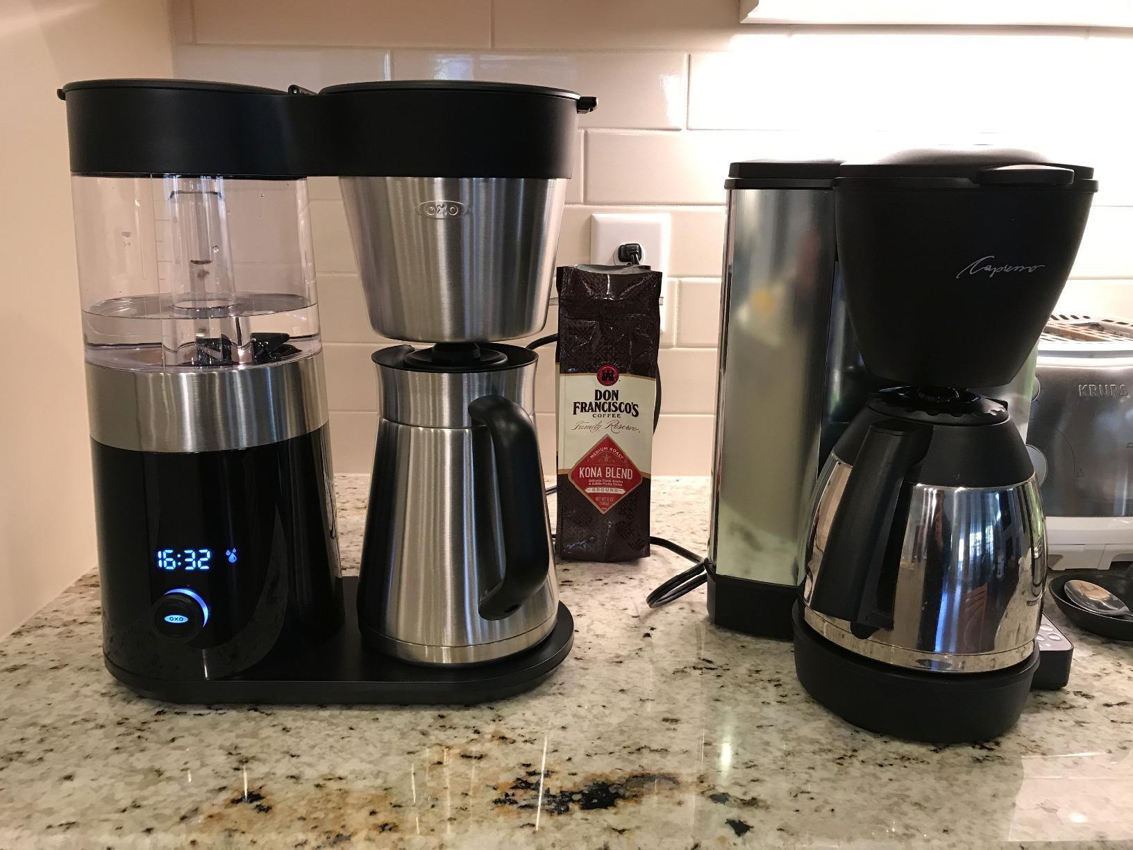 OXO Brew 9-Cup Drip Coffee Maker - Programmable Machine, Stainless Steel | Single Serve Or Full Carafe Option, SCA Certified Home Brewer, Temperature Controlled, Rainmaker Shower Head customer photo 1