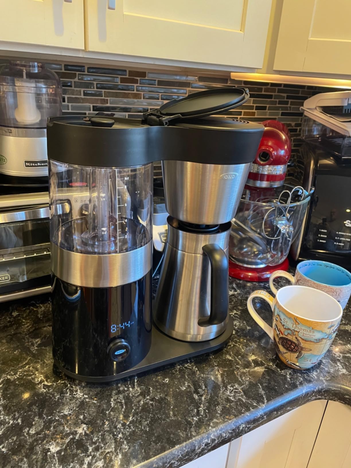 OXO Brew 9-Cup Drip Coffee Maker - Programmable Machine, Stainless Steel | Single Serve Or Full Carafe Option, SCA Certified Home Brewer, Temperature Controlled, Rainmaker Shower Head customer photo 2