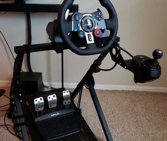 Logitech G29 Driving Force Racing Wheel and Floor Pedals, Real Force Feedback, Stainless Steel Paddle Shifters, Leather Steering Wheel Cover for PS5, PS4, PC, Mac - Black customer photo 1