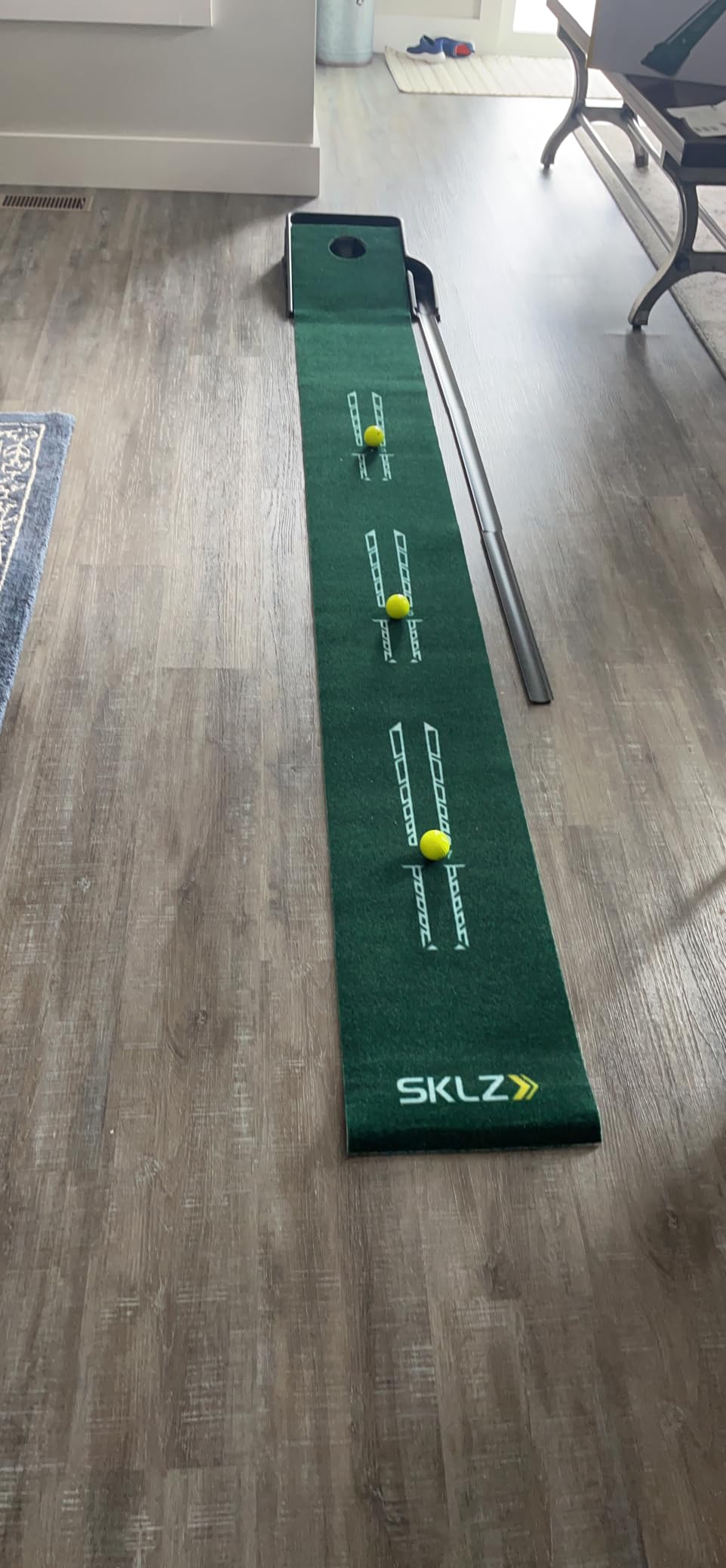 SKLZ Putting Green: Perfect Your Golf Skills with Realistic Home Practice customer photo 1