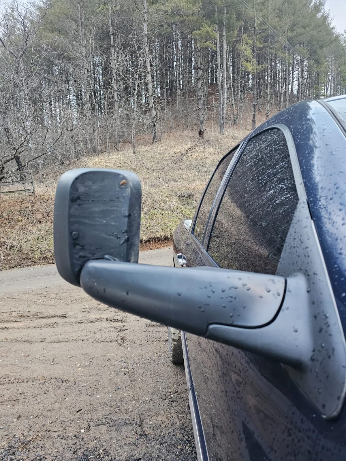 ECCPP Pair Tow Mirrors Fit For Dodge For Ram 1500 2002-2008 Pickup Truck, For Ram 2500 3500 2003-2009, Large Lens Power Adjust, Heated, Manual Flip Up, Black Textured customer photo 2