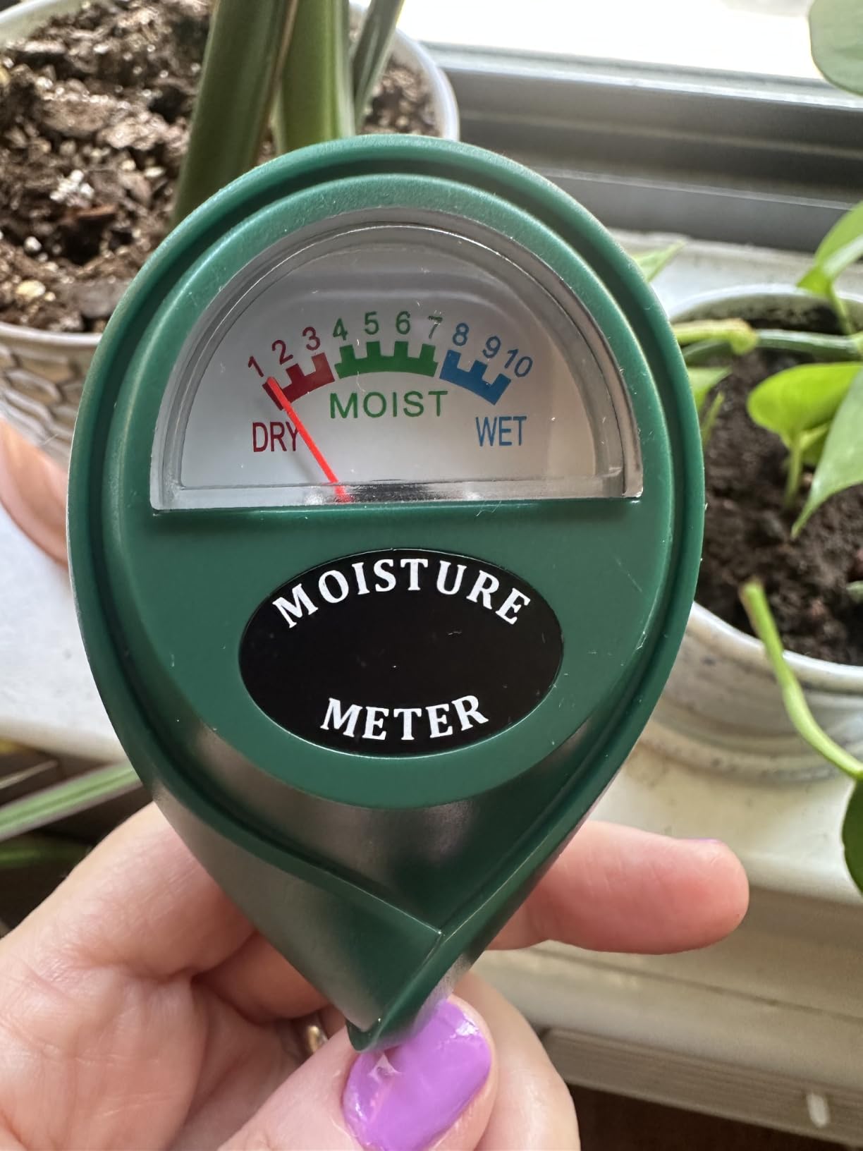 XLUX Plant Soil Moisture Meter, for Indoor and Outdoor use, Battery-Free customer photo 2