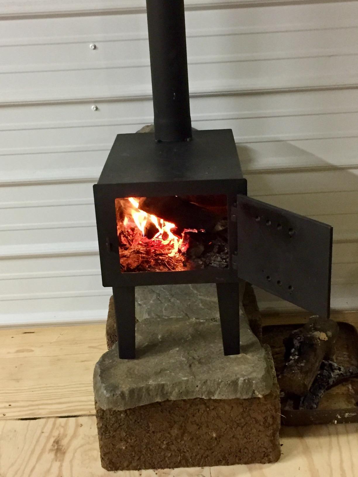 Guide Gear Outdoor Wood Burning Stove; Portable with Chimney Pipe for Cooking and Camping customer photo 1