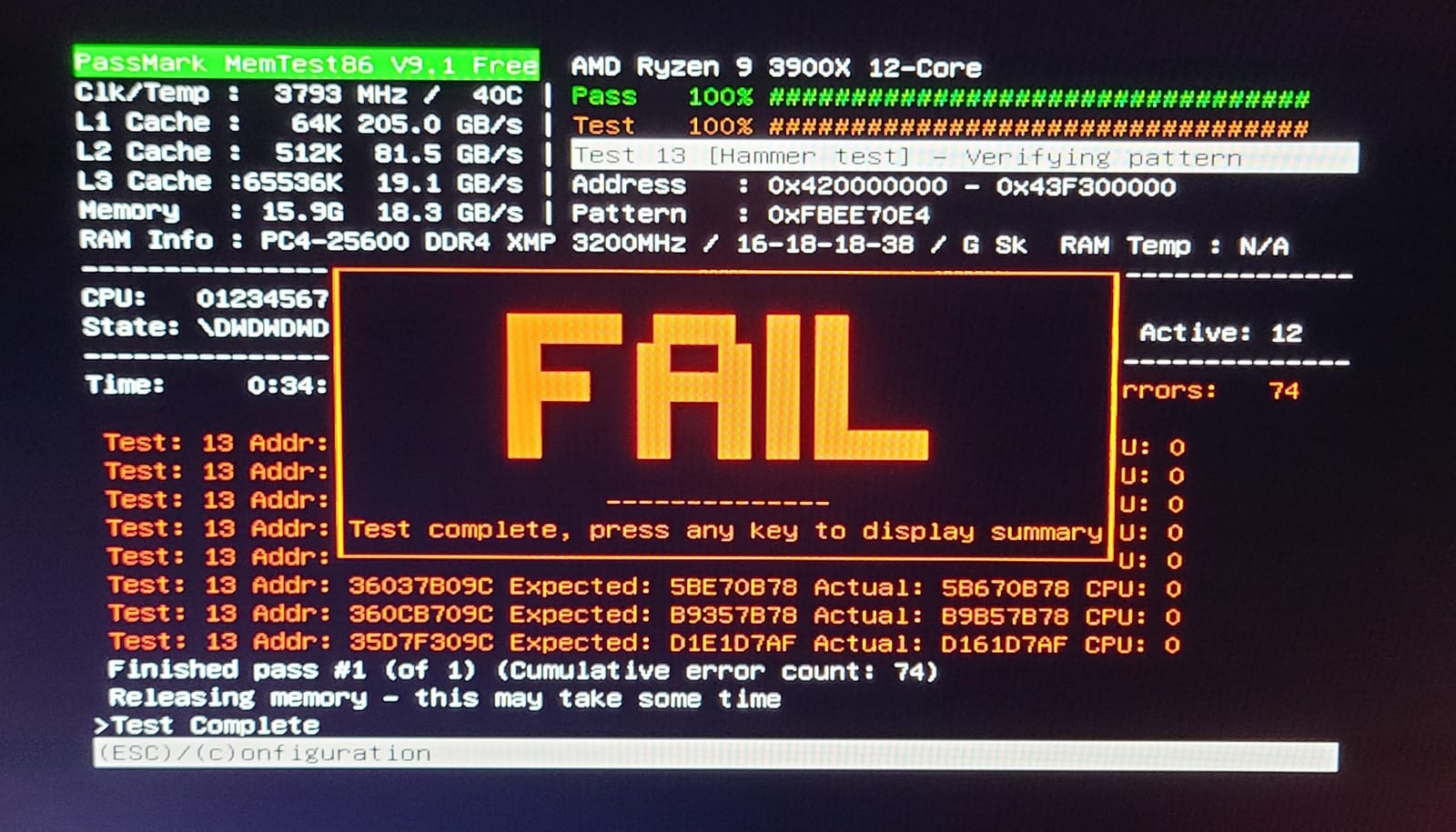G.SKILL RipjawsV Series DDR4 RAM 16GB (2x8GB) 3200MT/s CL16-18-18-38 1.35V Intel AMD Desktop Computer Memory customer photo 1