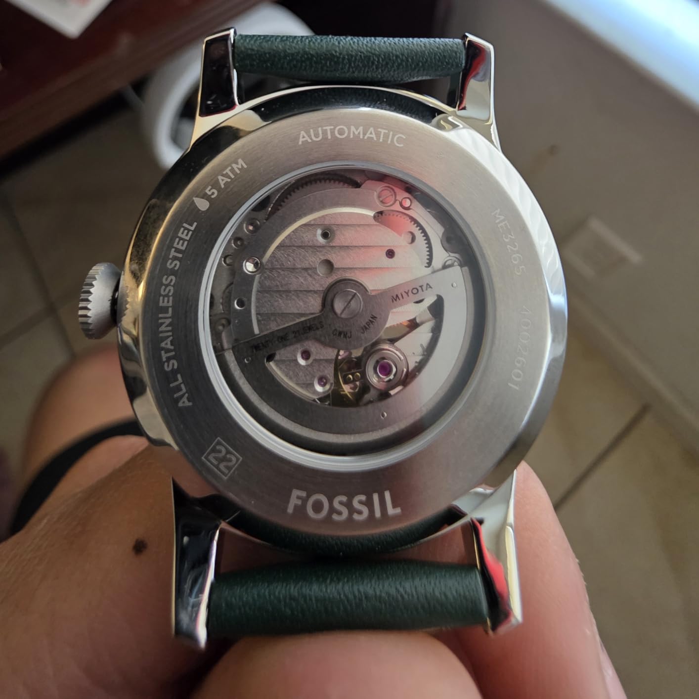 Fossil Men's Watch, Townsman Automatic Stainless Steel Watch for Men customer photo 1
