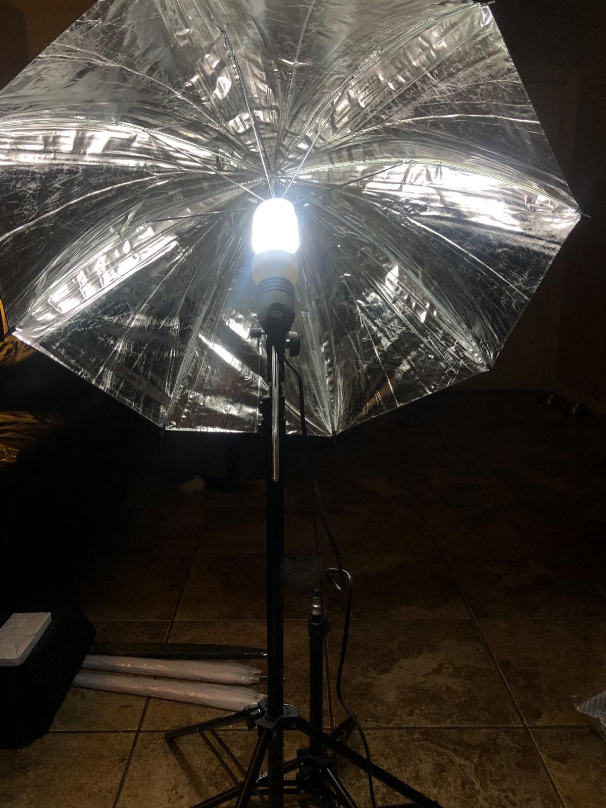 EMART Umbrella Photography Lighting Kit with 45W 5500K Bulb for Studio | 33