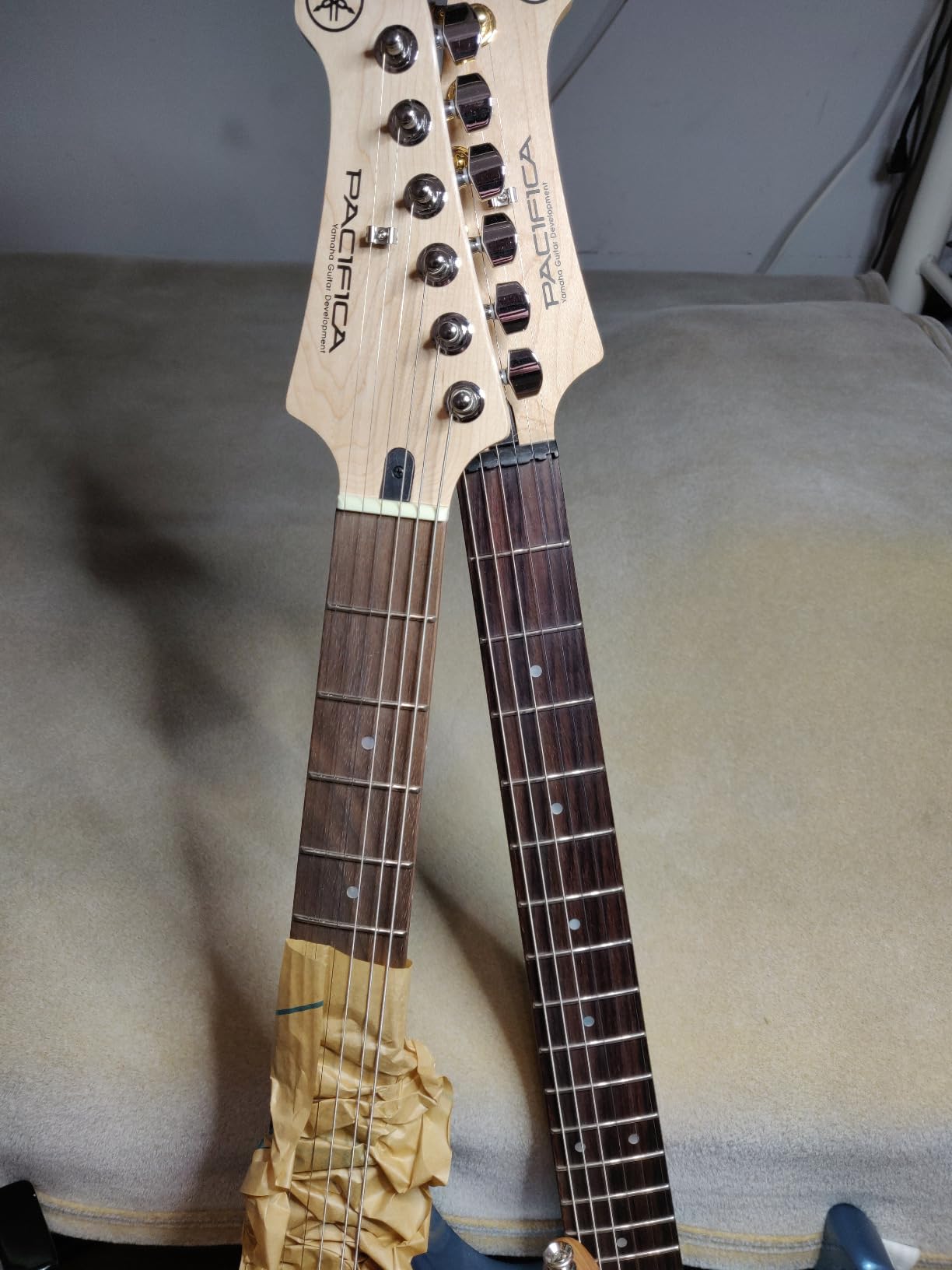 Yamaha Pacifica PAC112JL YNS Left-Handed Electric Guitar, Yellow Natural Satin customer photo 2