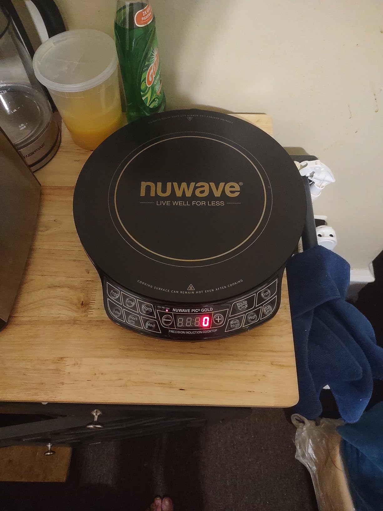 Nuwave Gold Precision Induction Cooktop, Powerful w/Large 8