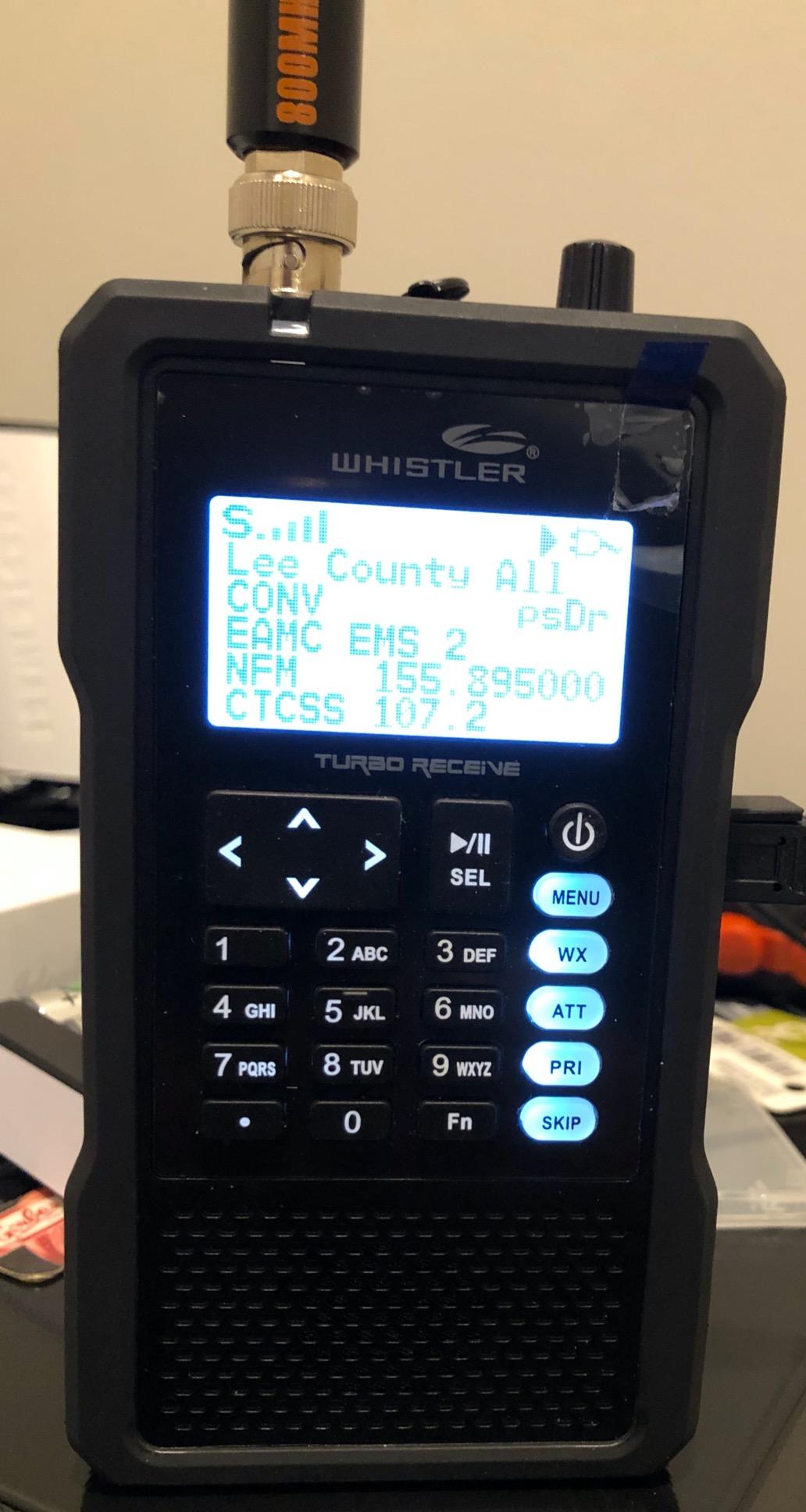 Whistler TRX-1 Handheld Digital Police Scanner Radio - Portable Scanner with EZ Scan, APCO P25 Phase I & II, DMR, NXDN, and USA/Canada Database - Black customer photo 1