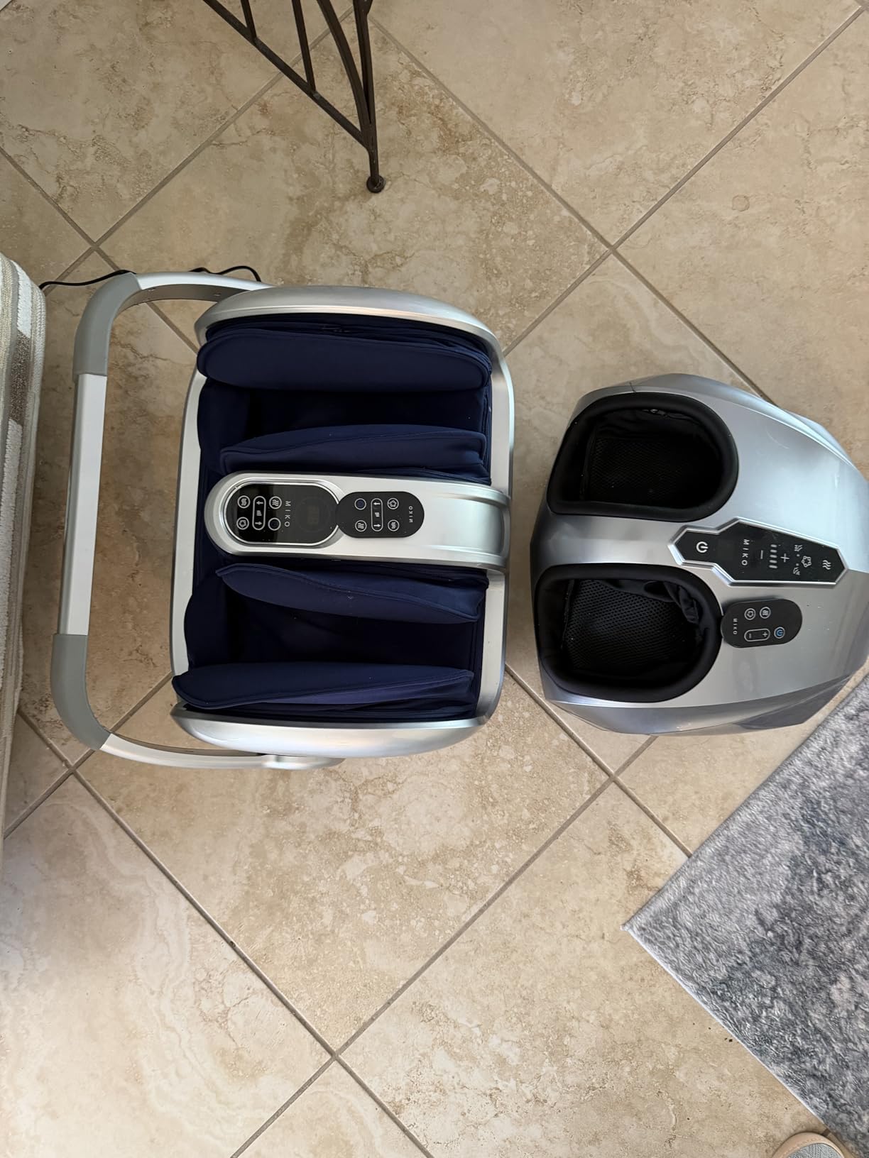 MIKO Shiatsu Foot Massager with Heat for Neuropathy & Plantar Fasciitis | Heated shiatsu feet massager, 5 intensity levels, deep compression & wireless remote, fits feet up to men's size 12 customer photo 1