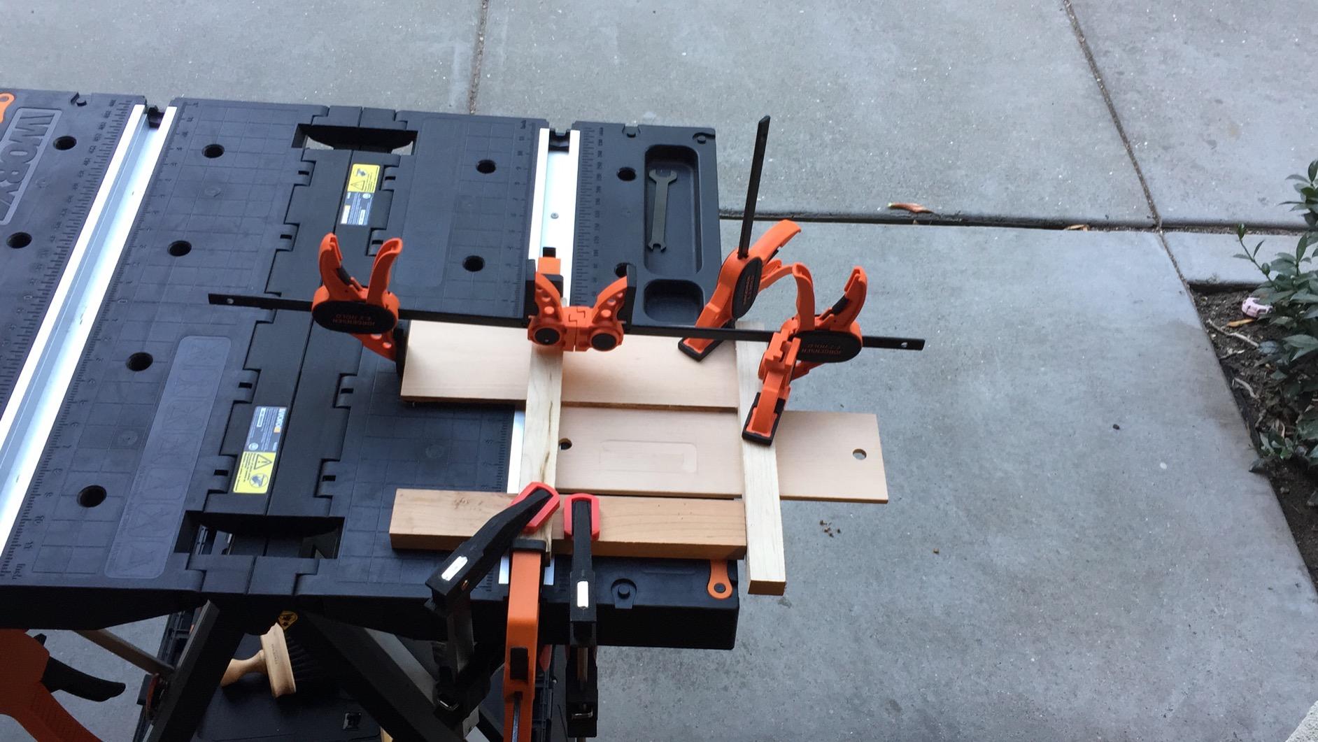 Worx Pegasus 2-in-1 Folding Work Table & Sawhorse, Easy Setup Portable Workbench, 31