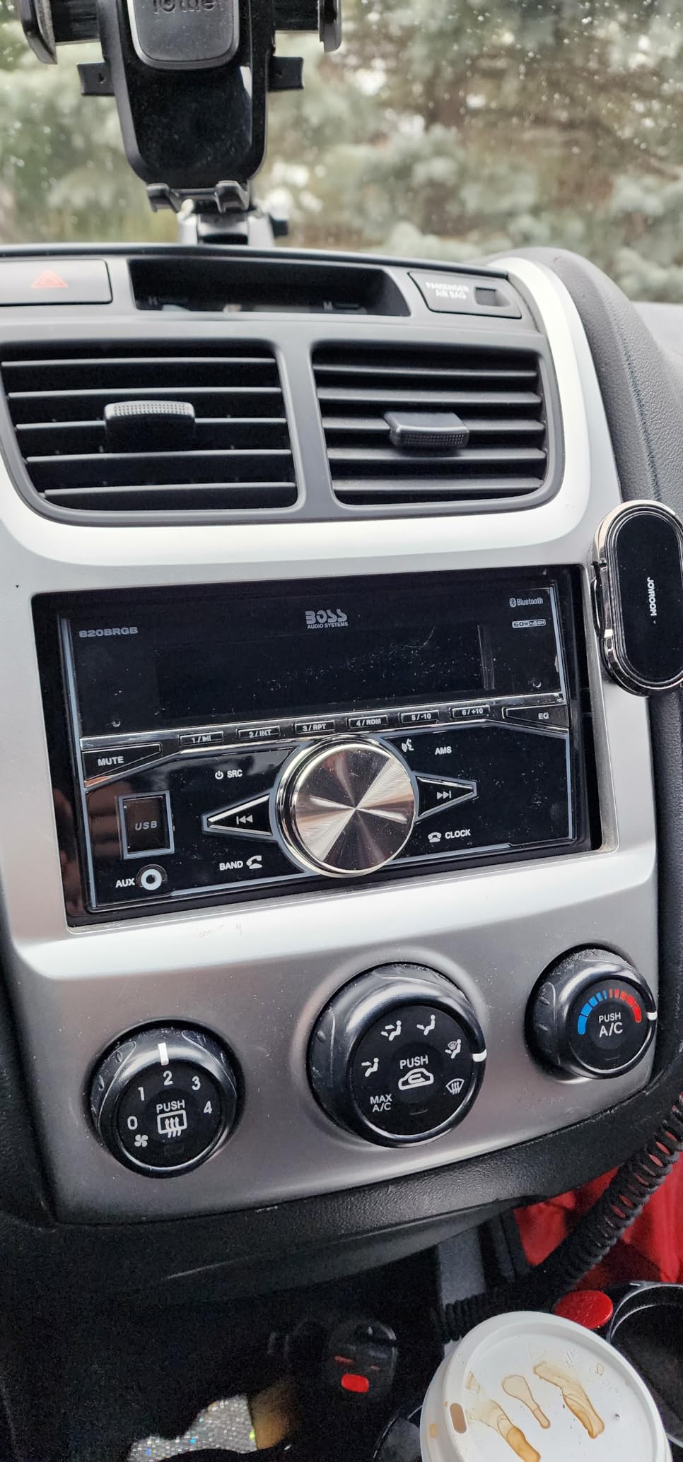 BOSS Audio Systems 820BRGB Double DIN Bluetooth Car Stereo, No DVD, USB customer photo 1