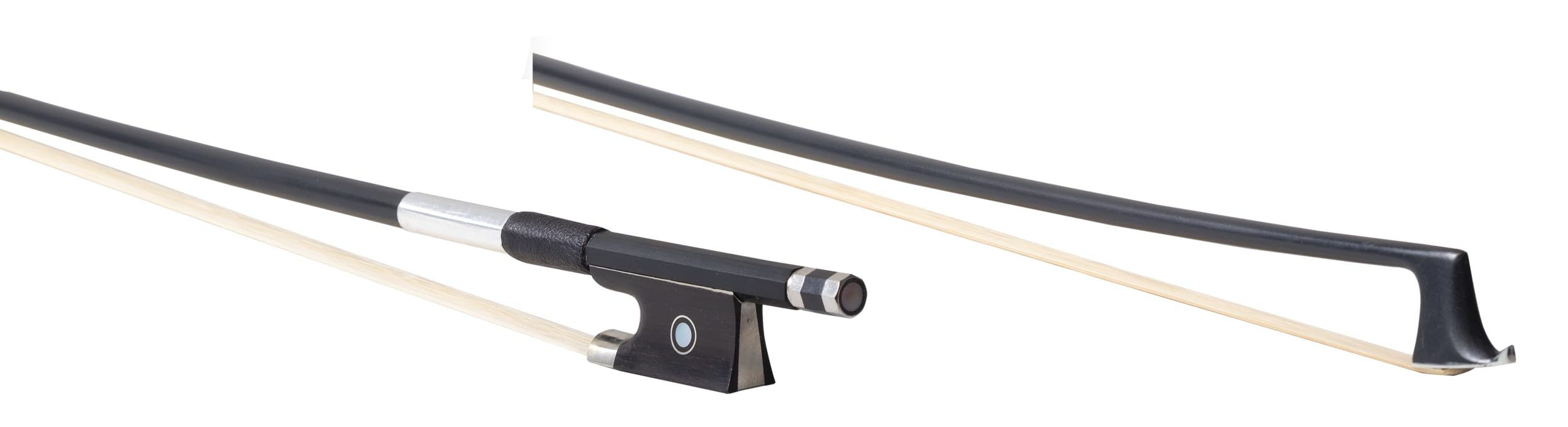 Kmise Carbon Fiber Violin Bow 4/4 - Lightweight Anti-Deformation Full Size Fiddle Bow with Ultra-Stretchy Horse Hair customer photo 1