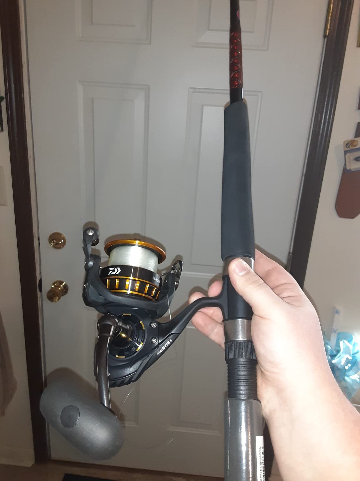Daiwa BG Saltwater Spinning Reel, Black/Gold customer photo 2