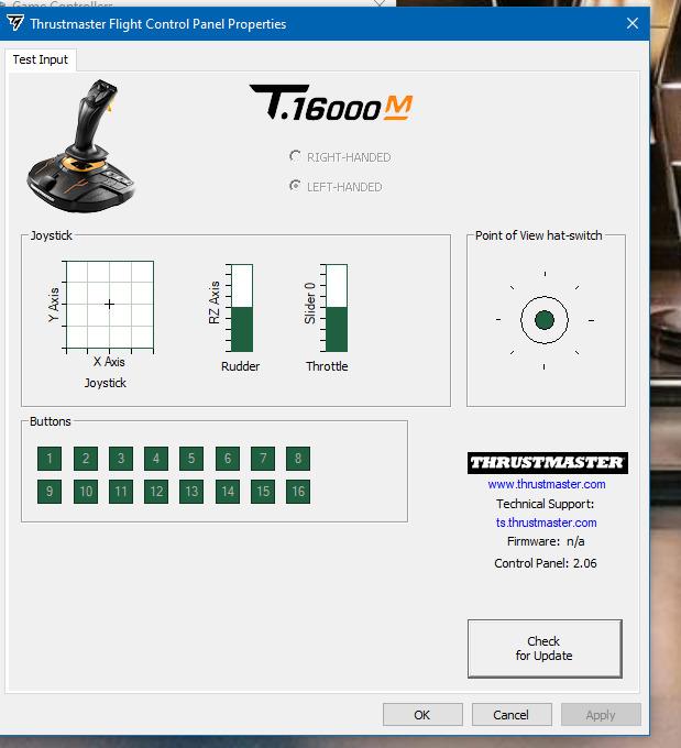 Thrustmaster T16000M FCS - Precision Combat Flight Sim Joystick - PC customer photo 2