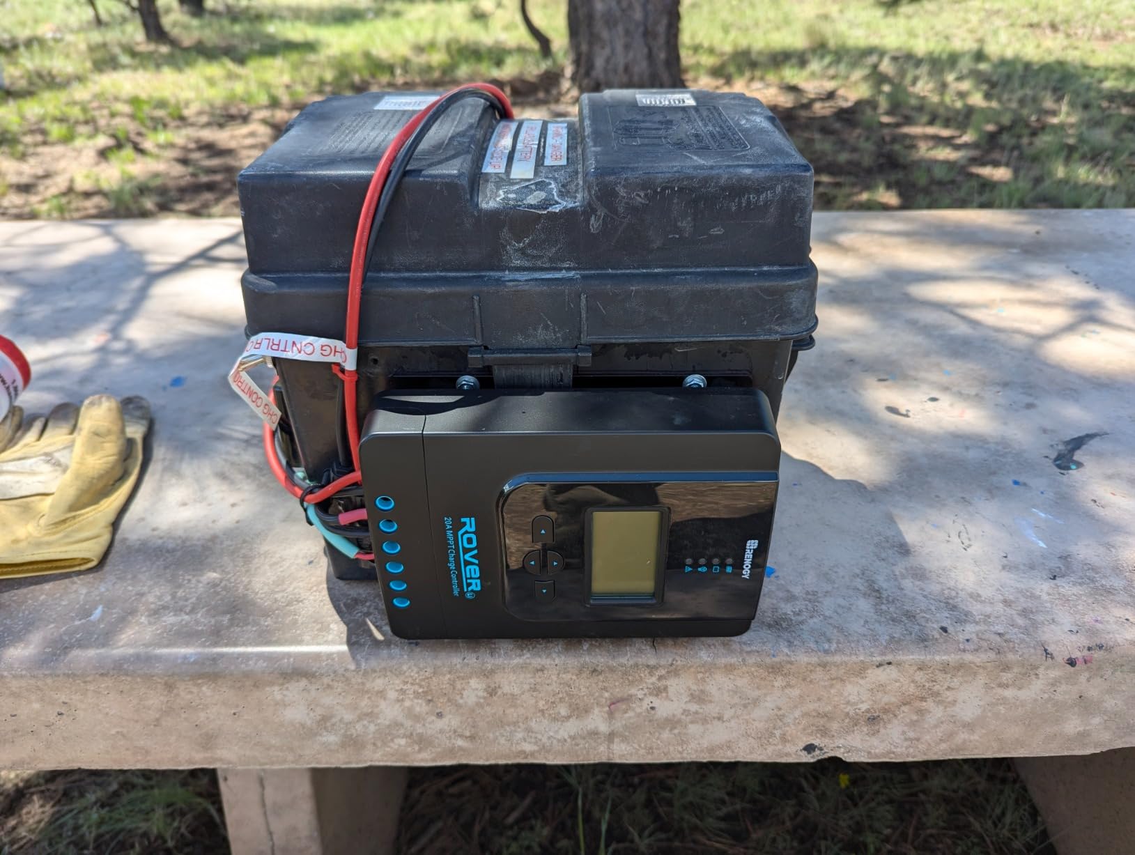 Renogy Solar Charge Controller Rover 20A 12V24V Auto DC Input MPPT Charge Controllers for Solar Panels Adjustable LCD for Gel Sealed Flooded Lithium Batteries customer photo 2