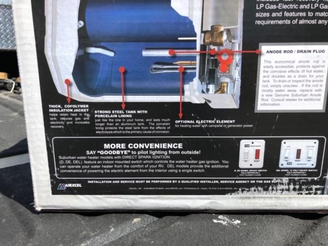 Suburban SW6DE 6-Gallon RV Water Heater, DSI & Electric (5239A) customer photo 2
