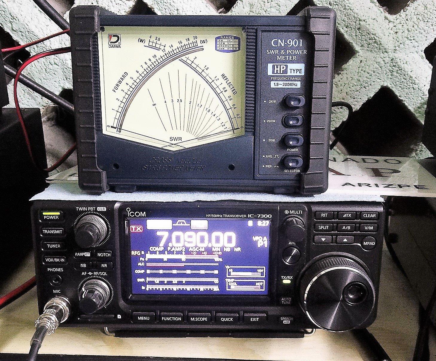 Daiwa CN-901HP Professional Series Cross Needle SWR and Power Meter for Amateur Device HF and VHF Bench Testing Antenna Tuning and Transmitter Output Measurement customer photo 1