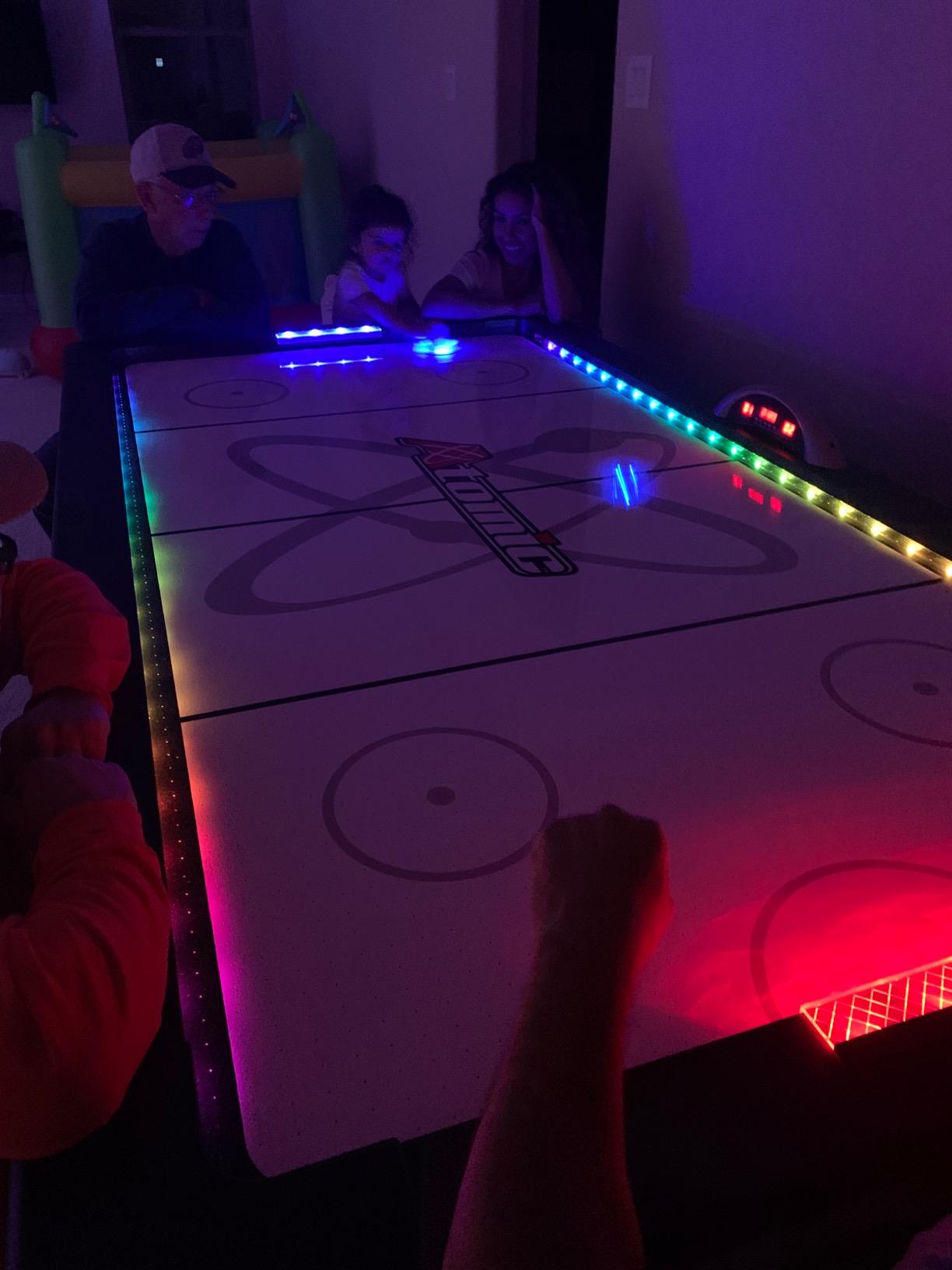 Atomic Top Shelf 7.5' Air Hockey Table - Arcade Style Table with 120V High-Power Motor customer photo 2