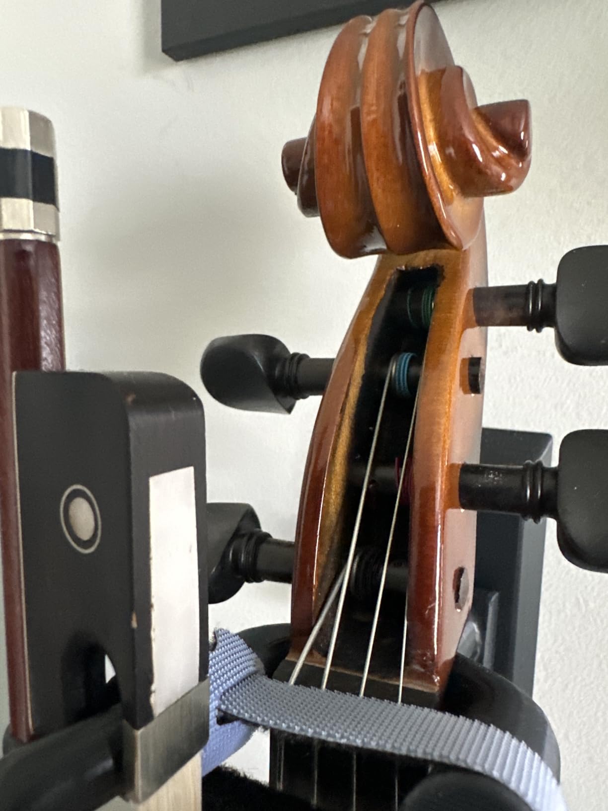 Sky New Solid Wood Antique Viola Outfit with Lightweight Case, Bow and Rosin (13 Inch) customer photo 2