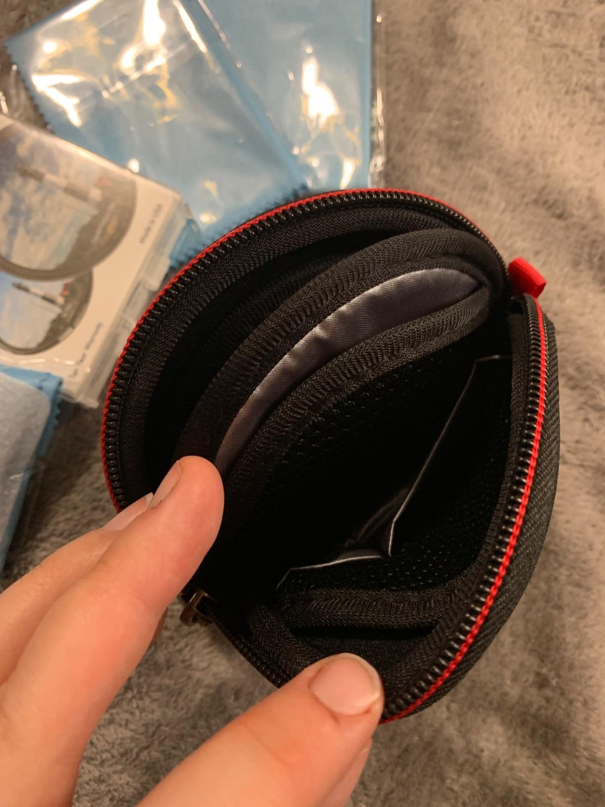 Camera Filters Case Bags for Round Filters Up to 82mm, Water-Resistant Fabric Design Lens Filter Pouch (Large) customer photo 2
