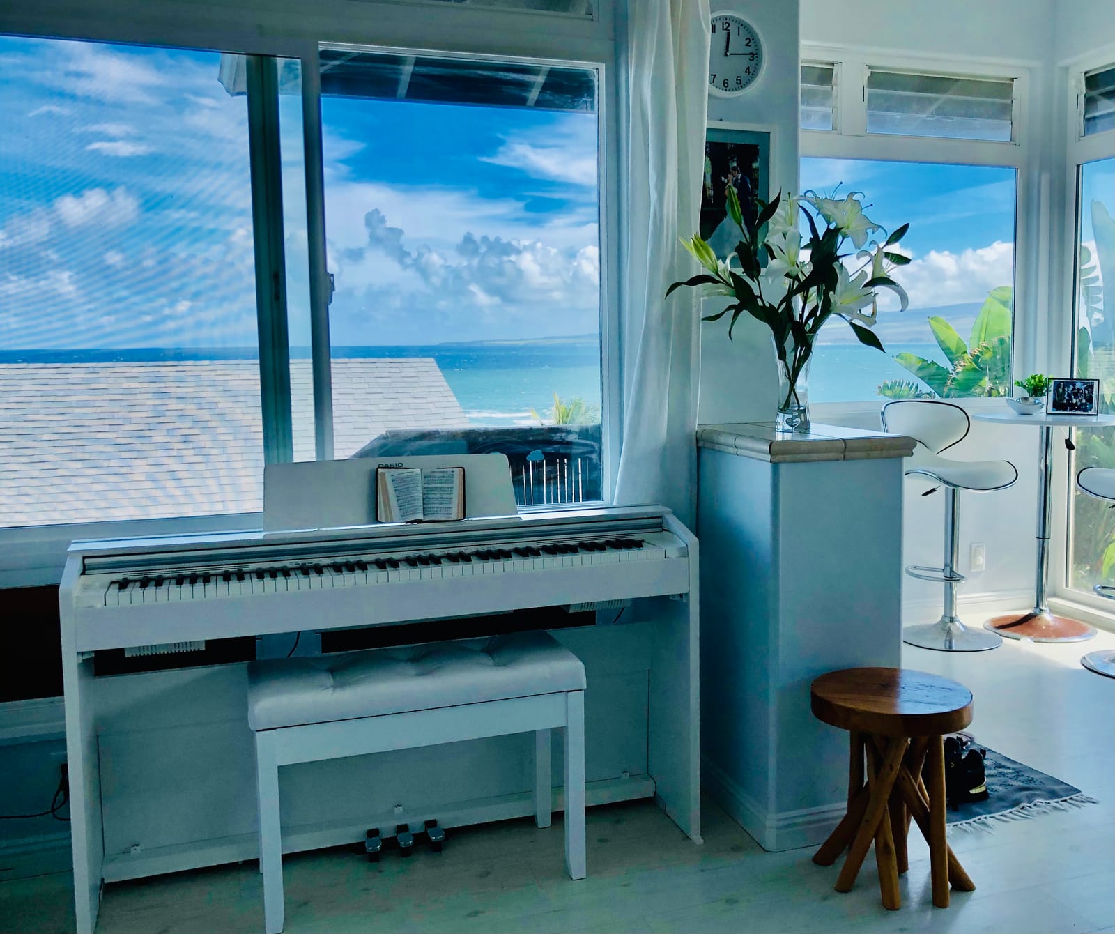 Casio Privia PX-870 - 88-Key Weighted Console Digital Piano | Tri-Sensor II Scaled Hammer Action Keys| Elegant Design | Powerful 40W 4-Speaker Sound, Concert Play, USB-MIDI | White customer photo 1