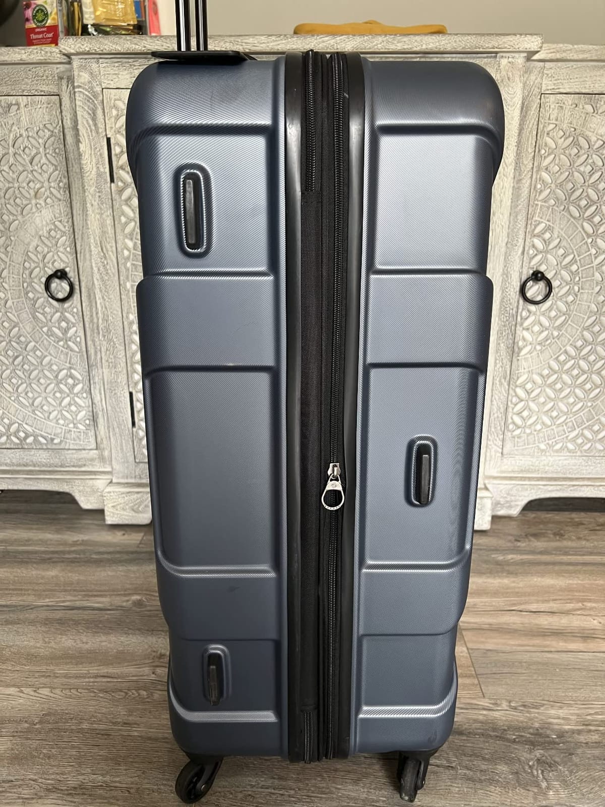 Centric Hardside Expandable Luggage with Spinner Wheels, Blue Slate, Carry-On 20-Inch customer photo 1