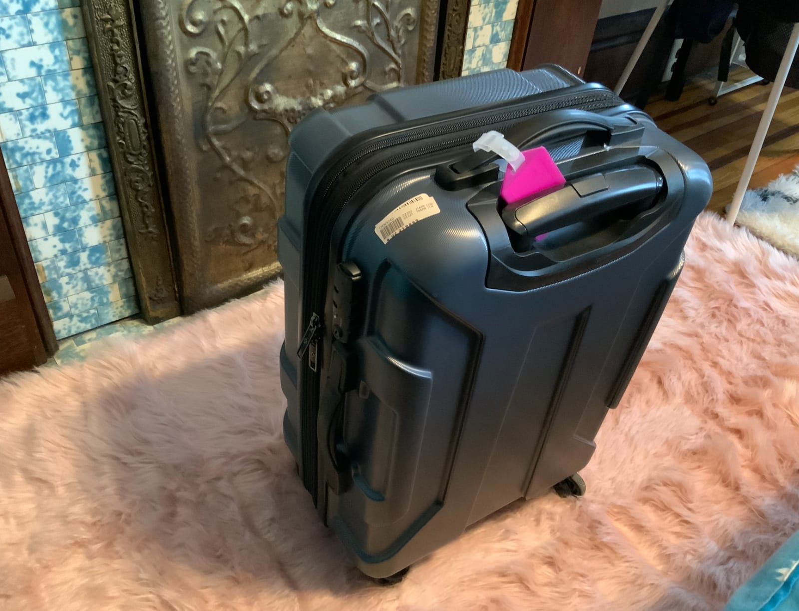 Samsonite Centric Hardside Expandable Luggage with Spinner Wheels, Teal, 3-Piece Set (20/24/28) customer photo 1