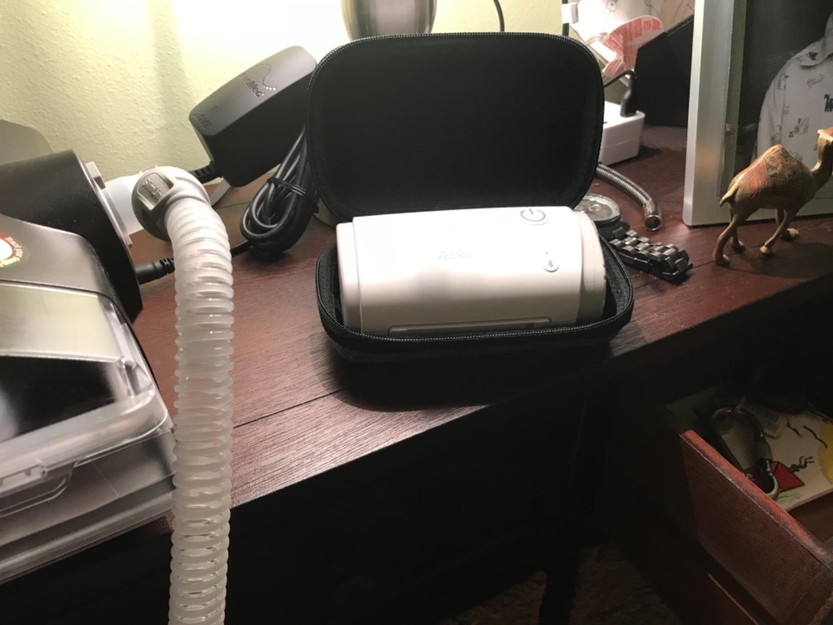 Resmed Airmini Hard Travel Case - Slim CPAP Travel Case with EVA Foam & Easy-to-Open Zip - Water-Resistant CPAP Accessory customer photo 1