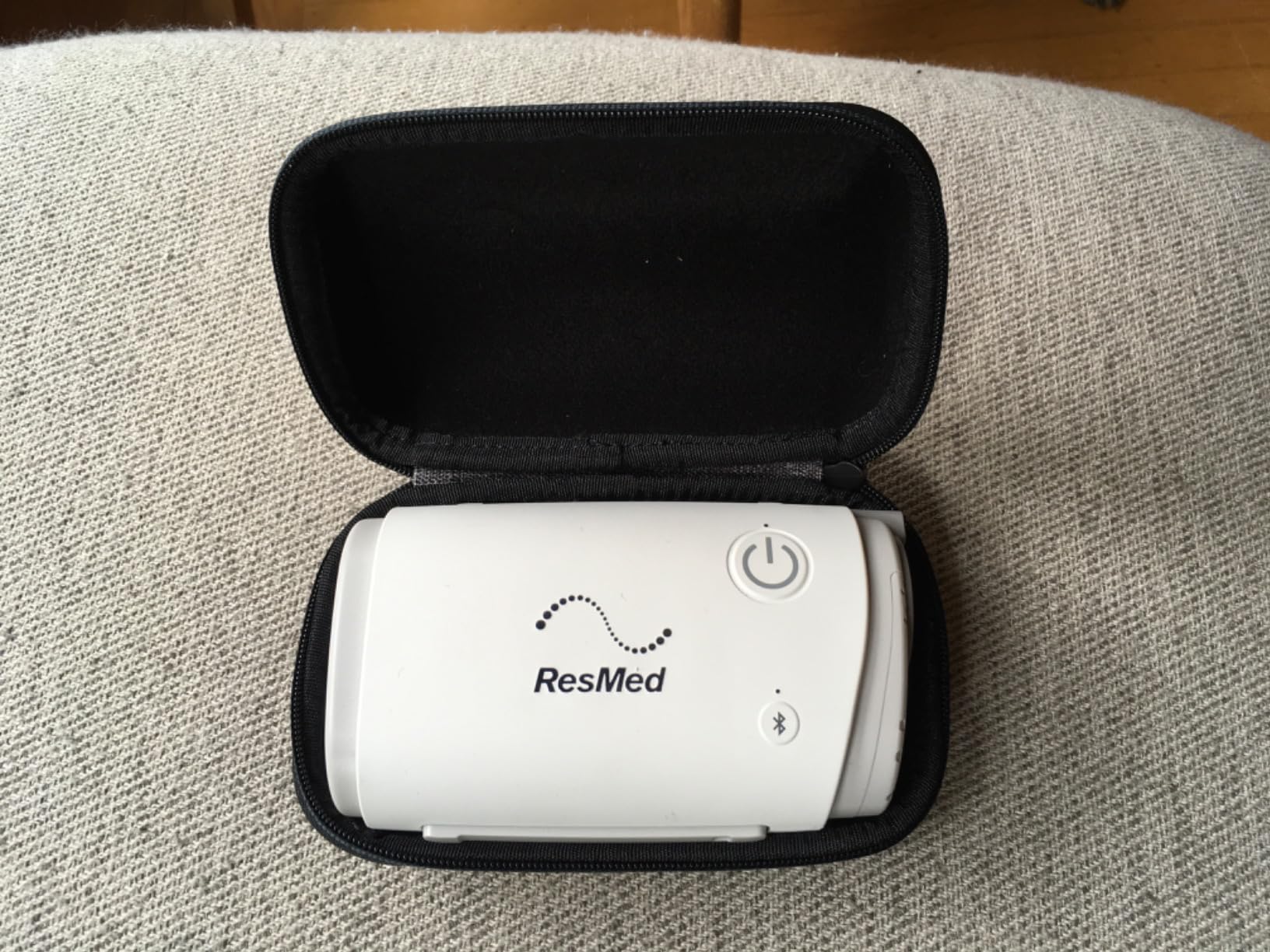Resmed Airmini Hard Travel Case - Slim CPAP Travel Case with EVA Foam & Easy-to-Open Zip - Water-Resistant CPAP Accessory customer photo 2
