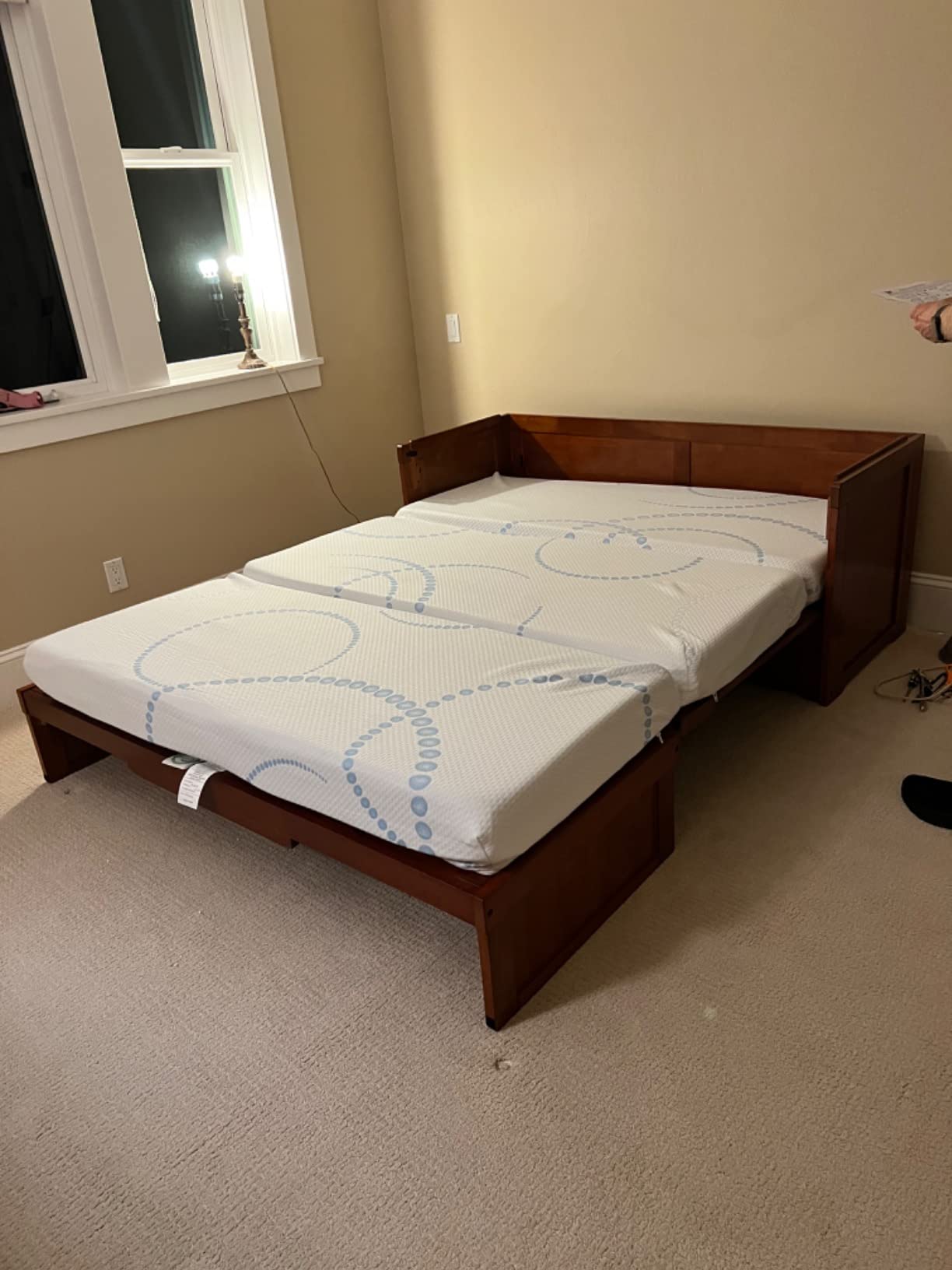 NIGHT & DAY Furniture Murphy Cube Cabinet Bed (Cherry) customer photo 2