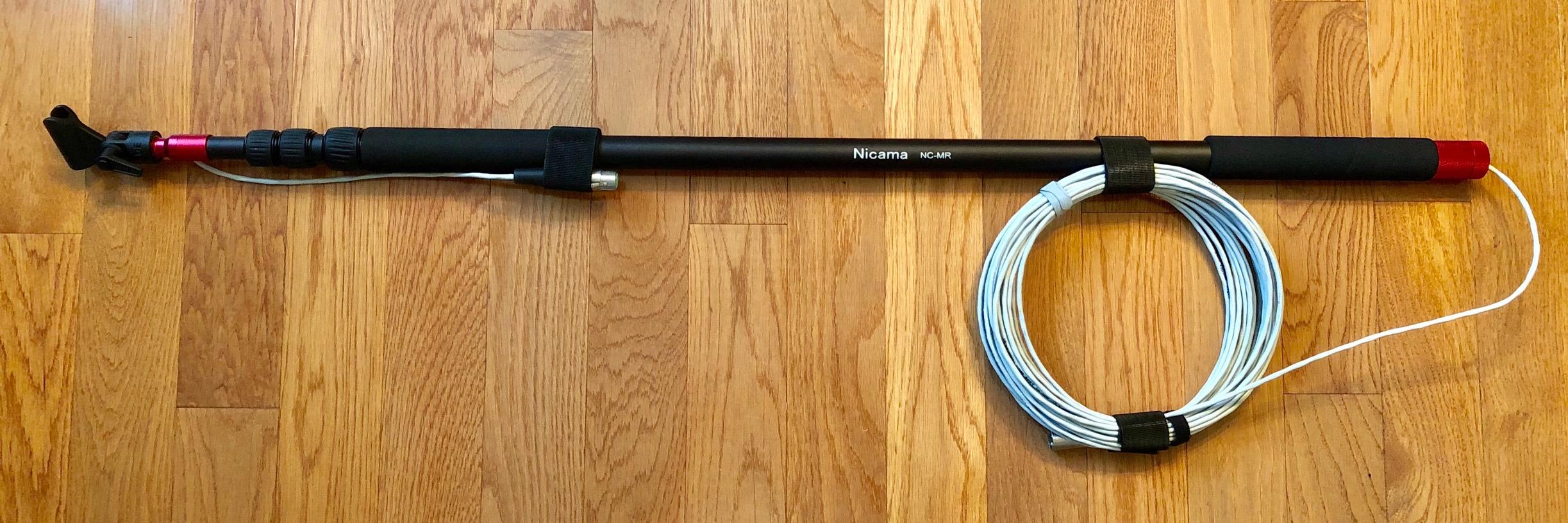11.5 ft Professional Handheld Boom Pole for Shotgun Microphones | Lightweight, Easy Twist Locks, Padded Handle customer photo 1