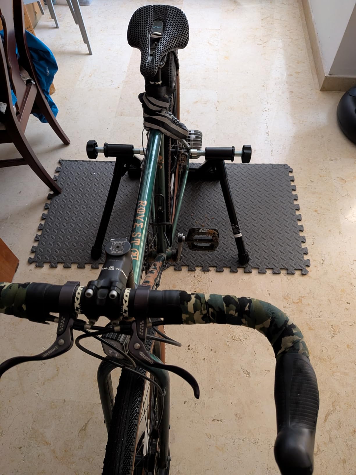 Sportneer Bike Trainer - Fluid Stationary Bike Stand customer photo 2