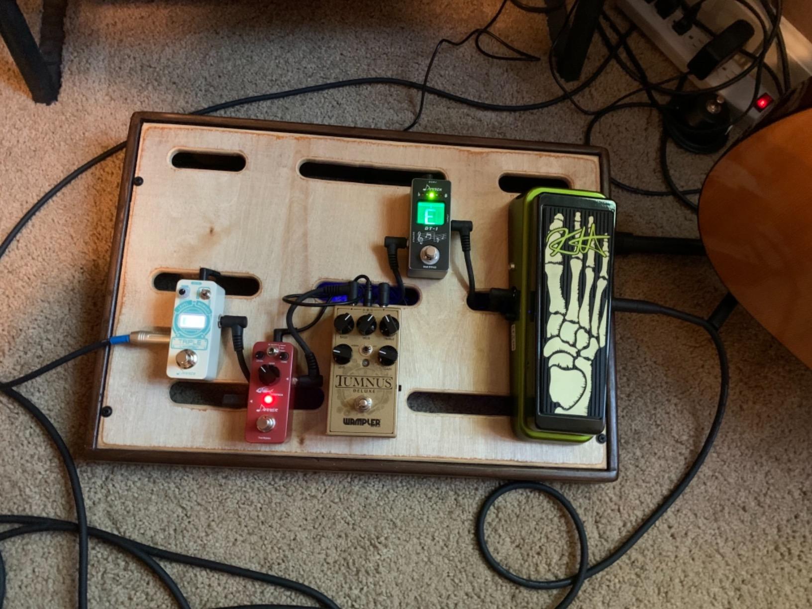 Wampler Tumnus Deluxe Overdrive & Boost Guitar Effects Pedal customer photo 2