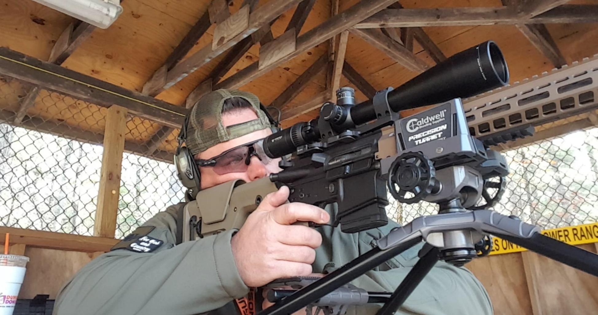 Caldwell Precision Turret Gun Clamp Shooting Rest | Adjustable Leg & Front Rest, Tilting & Panning, Micro-Precision Pistol Grip customer photo 1