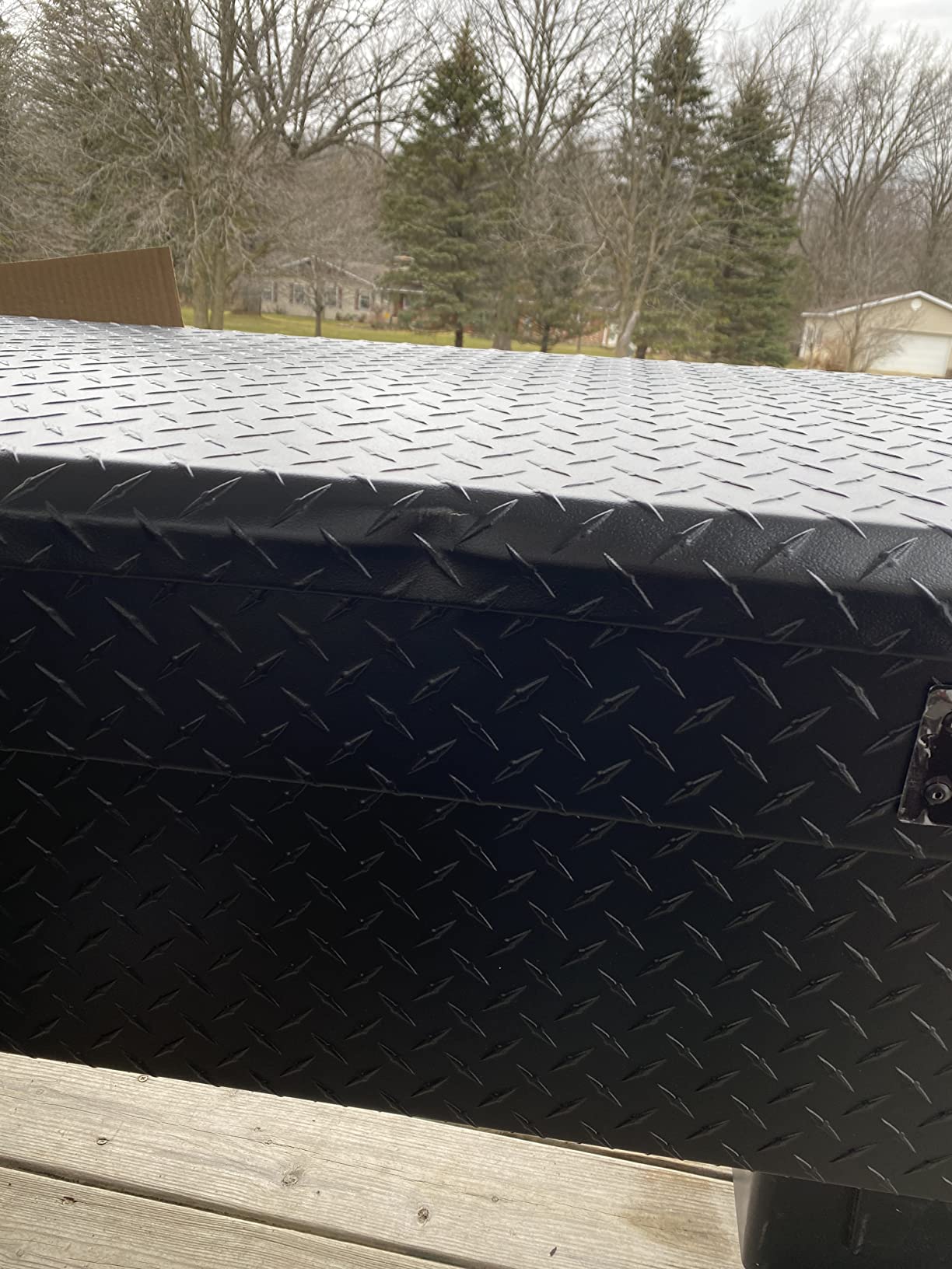 UWS EC10603 72-Inch Matte Black Heavy-Wall Aluminum Truck Tool Box with Low Profile, RigidCore Lid customer photo 1